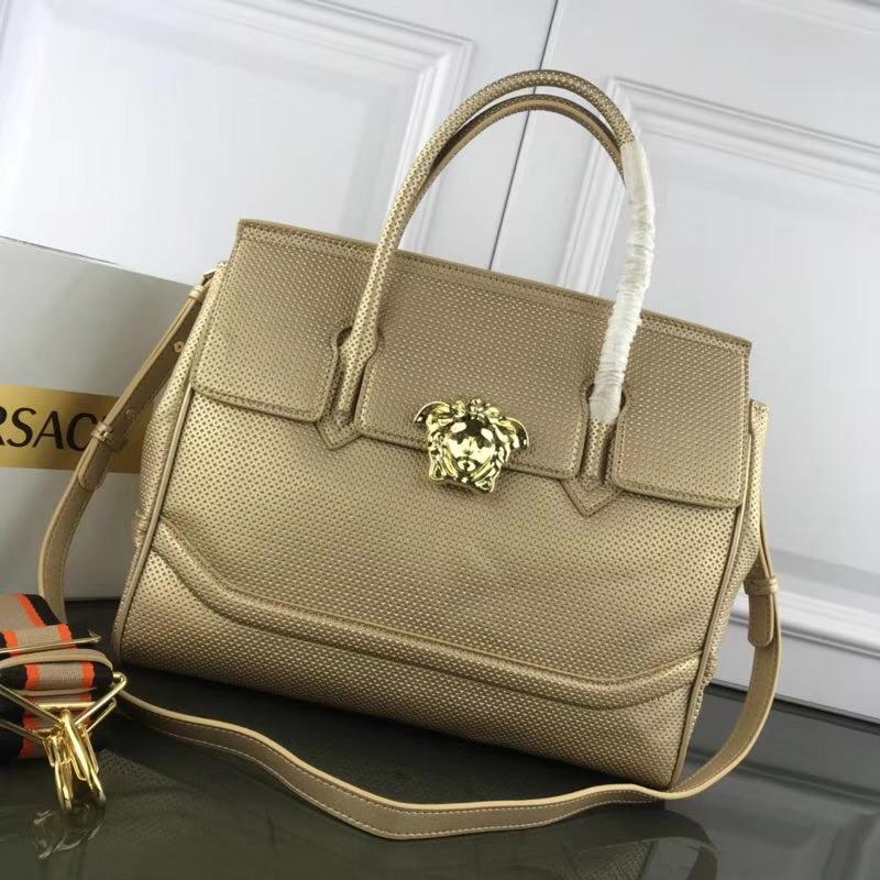 Versace Chain Handbags DBFF453 full skin drilled gold